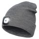 thumbnail image 1 of Sombrero de punto de invierno LED con sombrero de pesca iluminado Sombrero de senderismo iluminado (gris), 1 of 5