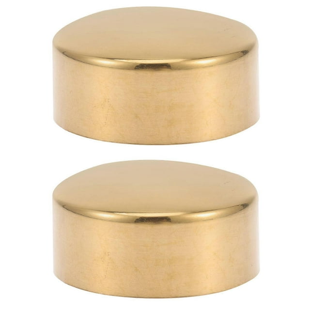 2pcs Wooden Handrail End Caps Hand Railing End Caps Round Handrail End Plugs