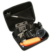 onn Action Camera Accessory Kit for Most GoPro Hero Cameras, 22 Pieces Including a Selfie Stick and Chest Mount
