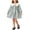 Sky Blue, variant on StSilkitty Dress for Girls Plaid Cotton Long Sleeve Collared Bowknot A-Line Dresses Fall Lightweight Casual Outfits