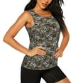 thumbnail image 2 of Gukieu Hockey1 Print Women's Quick-drying Fitness Vest, Round Neck Sleeveless Fitness T-shirt, Suitable for Yoga, Sports-XX-Large, 2 of 7