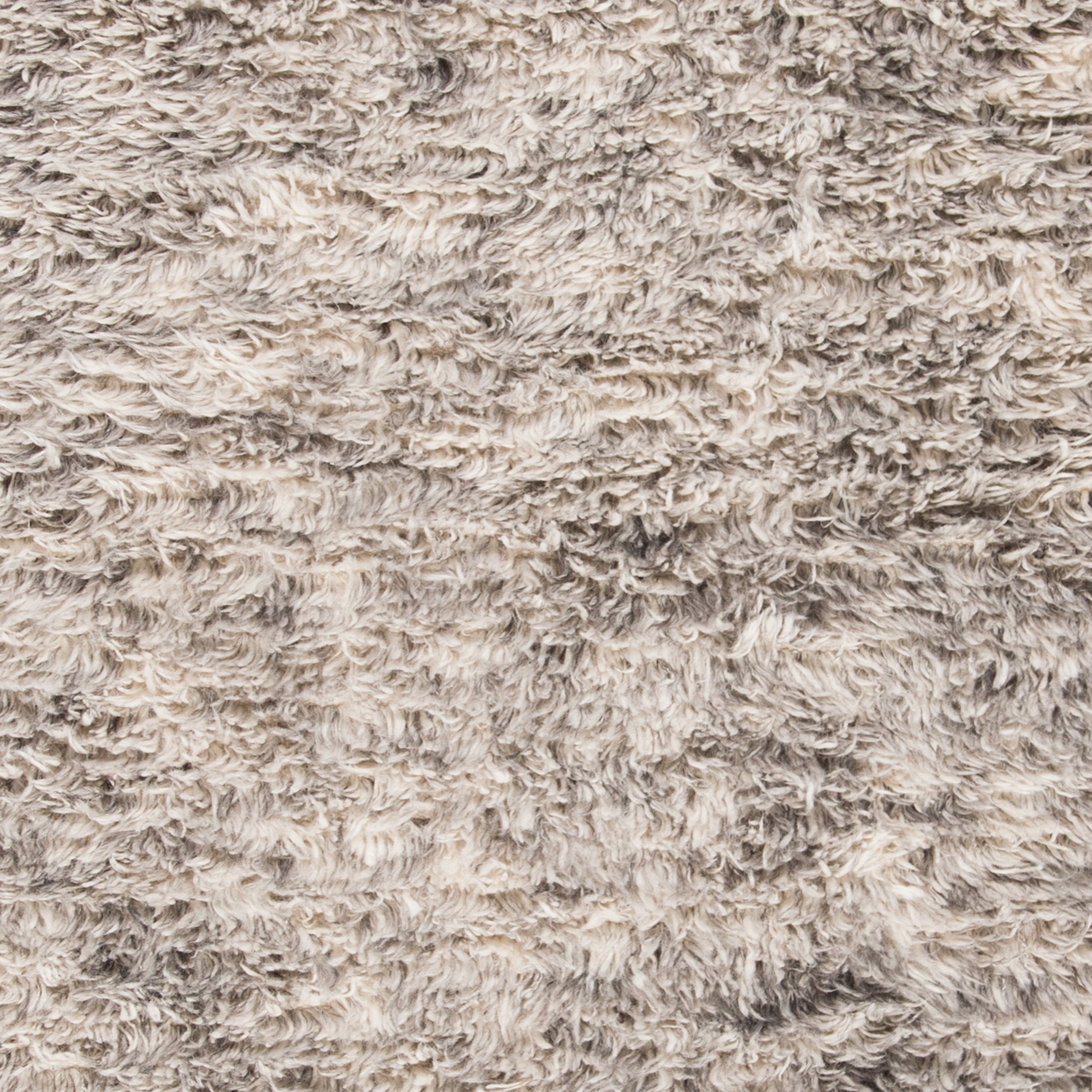 SAFAVIEH Casablanca Anglia Solid Wool Area Rug, Silver, 4' x 6'
