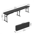 thumbnail image 5 of Mainstays 6 Foot Fold-in-Half Bench, Steel Frame, Indoor Outdoor, Includes Carry Handle, Black, 5 of 14