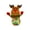 Round bottle Fawn, variant on Christmas Candy Treat Jar Santa for Doll Chocolate Container