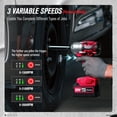 thumbnail image 4 of Llave de impacto AVID POWER, 20 V, 1/2 pulgada, sin escobillas, 370 pies-libras, torque, 4 of 8