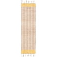 thumbnail image 3 of SAFAVIEH Cape Cod Kristen Distressed Area Rug, Gold/Natural, 6' x 6' Square, 3 of 6