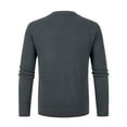 thumbnail image 3 of Vedolay Sweaters for Men 2023 Oversized Knitted Pullover Loose Sweater Grey,2XL, 3 of 4