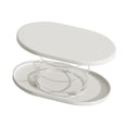 thumbnail image 4 of Dispensador automático de pañuelos/Soporte de resorte para caja de pañuelos, práctico, ahorra espacio Blanco, 4 of 9