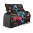 thumbnail image 4 of Fotbe Butterfly Flower Skull A Mailbox Covers Post Letter Box Cover Garden Decor Standard Size-25.5x21 in, 4 of 9