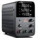 thumbnail image 1 of Fuente de alimentación DC NANKADF variable 30 V 5 A con USB negra, 1 of 9