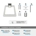 thumbnail image 5 of Amerock Blackrock Brushed Nickel Closed Towel Ring, 5 of 8