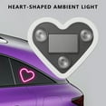 thumbnail image 6 of Solar Powered Wireless LED Heart Shape C-Pillar Neon Light with Light Sensor, 2026 New Car Solar Heart LED Lights Neon Signs for Automotive Interior Decor Eco-Friendly Modern Stylish Red, 6 of 7