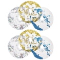 thumbnail image 2 of 6pcs Inflatable Floating Drink Holders PVC Cup Coasters with Sequins Lightweight Pool Beach Party Accessories for Adults Random Color, 2 of 3