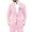 pink, variant on Men s Suit Slim Fit 2 Piece Suit Double Breasted Suit One Button Formal for Wedding Prom Suits Pink 5XL