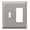 Brushed Nickel, variant on WALLPLT 1TOG/1RCKR BN (Pack of 1)