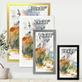 thumbnail image 4 of Designart 'Flying Over The Water With Autumn Landscape' Traditional Framed Art Print, 4 of 4