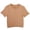 Khaki, variant on SAWOBUUN Women Ribbed T Shirts Short Sleeve Crew Neck Casual Slim Trendy Basic Summer Tops