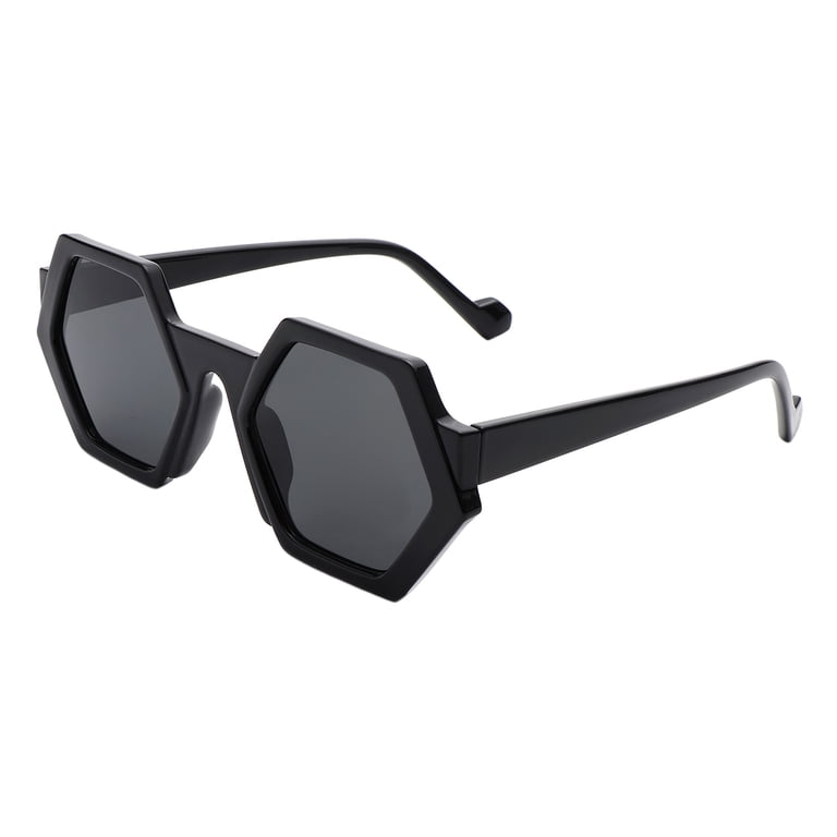 Geometric Hexagon Shape Sunglasses Retro Unisex Fashion  display picture 1