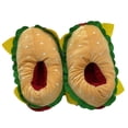 thumbnail image 3 of Zapatillas de felpa Zapatillas de invierno Dormitorio Adorable Dormitorio para adultos Niñas Regalos de cumpleaños Novedad Sala de estar Zapatillas Fernando Zapatilla de hamburguesa, 3 of 8