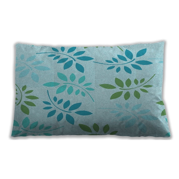 Ahgly Company Outdoor Rectangular Contemporary Lumbar Throw Pillow, 13 inch by 19 inch