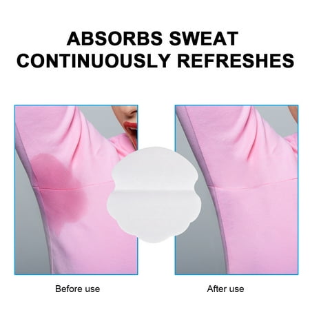 HURRISE 20Pcs Underarm Absorbtion Pads for Absorbing Sweat Deodorant for Armpit Stickers, Underarm Sweat Pads, Sweat