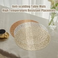thumbnail image 2 of Pebbuoy Kitchen Placemat Heat-Resistant Table Placemat Anti-scalding Dining Table Protection Mat for Home Decoration, 2 of 7