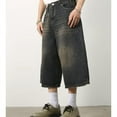 thumbnail image 5 of Deeptown-pantalones vaqueros Vintage holgados, ropa de calle Y2k, pantalones cortos de mezclilla de gran tamaño, moda coreana, pantalones Grunge holgados, verano Neutral, 5 of 5