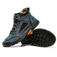 thumbnail image 3 of UOFEIY Men's Casual Leather Fashion Sneakers Ankle Chukka Boots Handmade Driving Shoes, 3 of 9