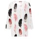 thumbnail image 3 of Gibobby Playera Manga Corta para Mujer Camiseta manga corta con cuello en V estampado para mujer(Blanco,G), 3 of 5