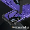 thumbnail image 2 of TECH CIRCLE for Galaxy A16 5G (SM-A166) Hard Phone Case 6.7" 2024, Plastic Shell Protective Magnetic Back Cover with Kickstand, Compatible with MagSafe Accessories, Lightweight Sturdy Case, Purple, 2 of 8