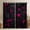 Black Hot Pink, variant on Neon Hot Pink Black 50% Blackout Curtains for Girls Women Room 38" Wx45 L Geometric Checkered Window Curtains Abstract Plaid Grid Stereoscopic Window Drapes 2 Panels