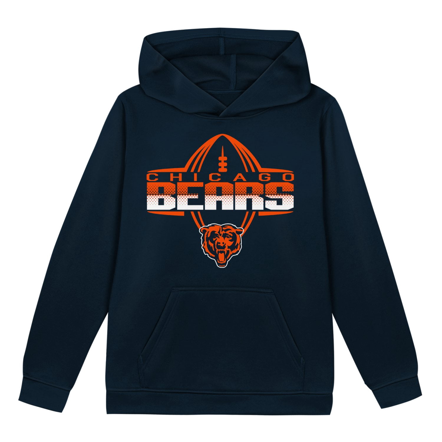 CHICAGO BEARS NFL Boys Hoodie Fleece Game Day Fan Apparel