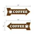 thumbnail image 7 of Arrow Shape Coffee Left 12x4" Wall or Door Sign | Funny Home Decor | Shop Décor, 7 of 7