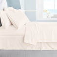 thumbnail image 1 of Swift Home Luxury 6-Piece Sheet Set with Extra Pillow Case, King, Coconut Milk, 1 of 8