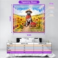 thumbnail image 5 of Vintage Great Dane Says Hello Mother's Day Summer Sunflower Field Tapestry Danes Dog Lover Gifts Wall Hanging Backdrop Home Decor - 12005, 5 of 5