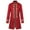 ZA-Red-fashion jacket, variant on Men's Steampunk Trench Coat Victorian Retro Long Sleeve Jacket with Brass Buttons Gothic Vintage Overcoat for Cosplay Formal Wear