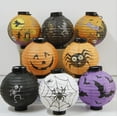thumbnail image 5 of 12 PCS Linterna de Papel de Calabaza de Halloween Jack Lantern, para Fiesta de Halloween Bodas Jardín Dormitorio Bar Decoración Interior Exterior Castillo de 20 * 22 cm, 5 of 5