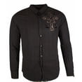 thumbnail image 4 of Xtreme Couture By Affliction Men's Button Down Shirt ROYALTY REV WING Black, 4 of 9