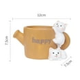 thumbnail image 4 of 2xLindo Animal Maceta Maceta Mini Para Escritorio Interior Exterior Hogar Gato Feliz, 4 of 4