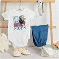 thumbnail image 3 of Gargamel Up to No Good Smurfs Villain Romper Boys or Girls Infant Baby Brisco Brands 18M, 3 of 6