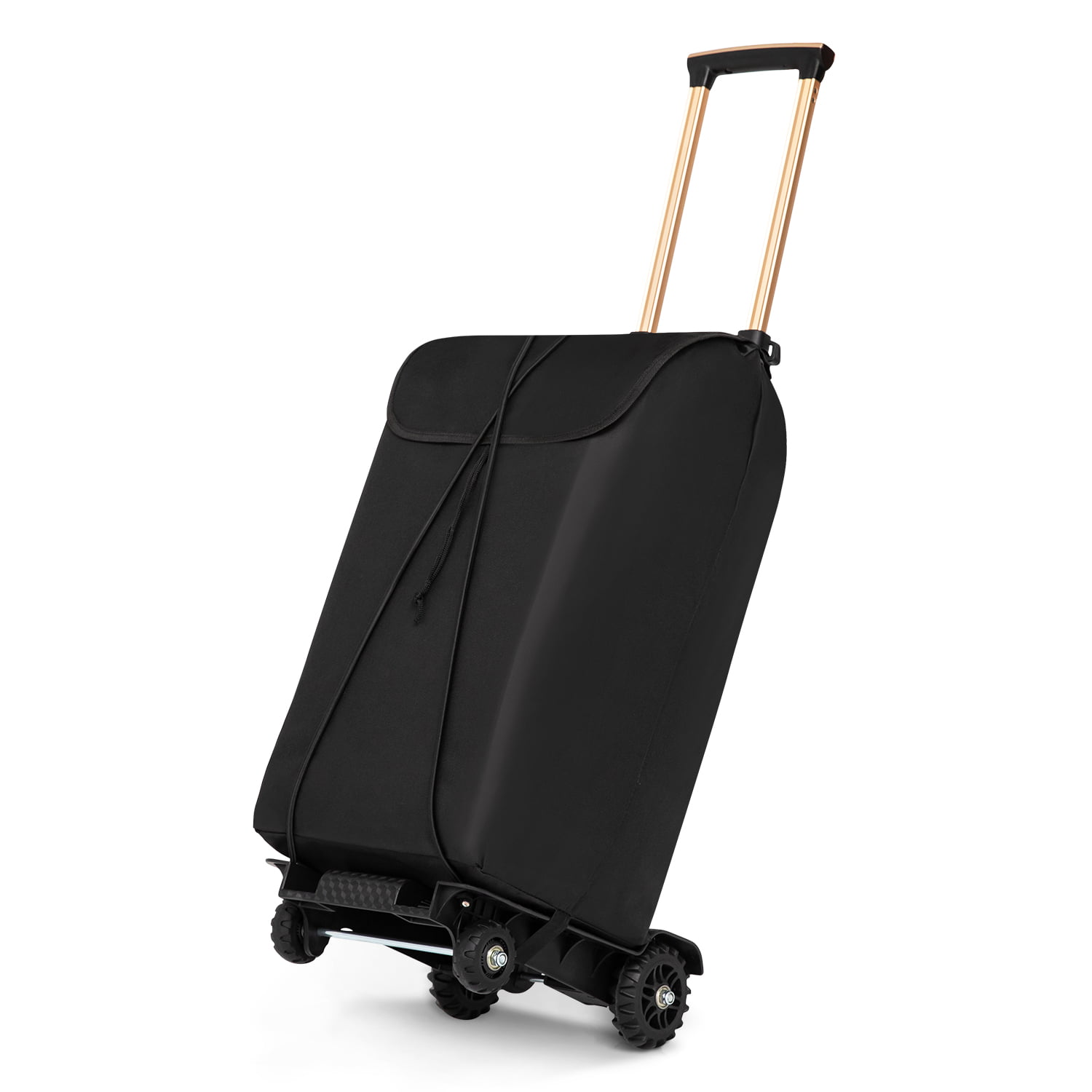 Gimify 2121G Oversized Luggage Cart Black 