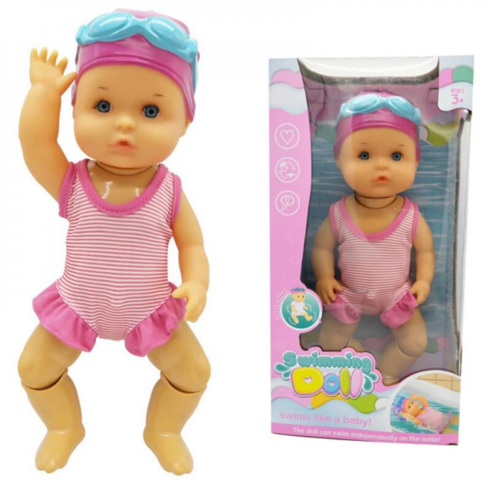 Electric Swimming Doll Waterproof Breaststroke Beach Float Water Baby Toys Arts 