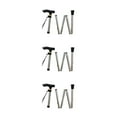 thumbnail image 4 of Qarigey Muletas Trekking Muletas plegables Bastones para caminar Accesorios de senderismo a prueba de golpes Stick Running Trail Canes Silver Type1 NO1, 4 of 6