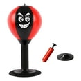 thumbnail image 4 of Desktop Punching Bag Relief with Inflator and Suction Cup Relief Ball Table Desk Red, 4 of 9