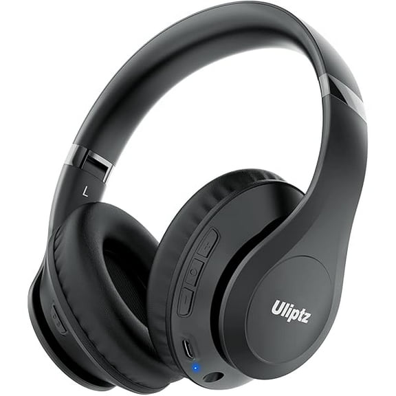 Wireless Bluetooth Headphones, 65H Playtime, 6 EQ Sound Modes, HiFi Stereo Over Ear Headphones with Microphone, Foldable Lightweight Bluetooth 5.3 Headphones for Travel/Office/Cellphone/PC