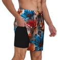 thumbnail image 2 of Yiaed 3D Butterfly Print Mens Swim Trunks Bathing Suit Compression Liner Beach Swim Shorts Swimwear Quick Dry Zipper Pocket No-Chafing Board Short-XX-Large, 2 of 6