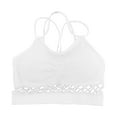 thumbnail image 4 of Tittly Womens Tank Tops Vest for Women Womens Fishnet Bra Back Hollow Wrapped Chest Small Vest Vest Sleeveless Tops for Women Camisole Tops for Women White One Size, 4 of 4
