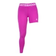 thumbnail image 3 of Massov ProForm Women's Single Leg Mid-Waisted Leggings (Right Leg Long), Neon Purple, Large, 3 of 5