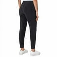 thumbnail image 2 of Mondetta Women's High Waist Active Pants Side Pockets Soft Fleece Joggers-Black / XXL, 2 of 5