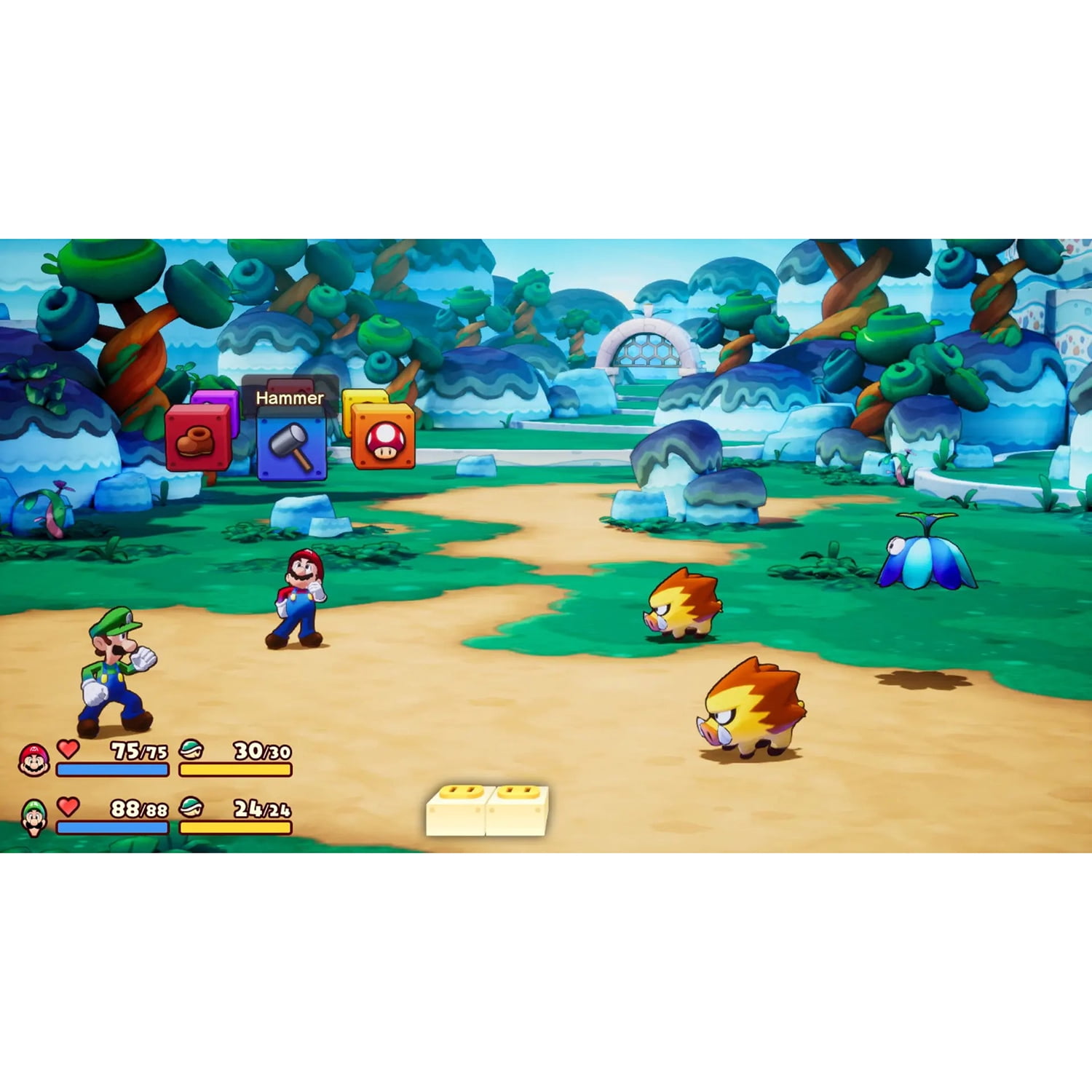 Nintendo Switch White OLED Console with Mario & Luigi: Brothership, NSO 12 Month Family Membership, MightySkins Console and Controller Skin Voucher, and 1 Year CPS Extended Warranty